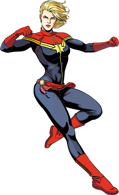Captain Marvel, Carol Danvers, 2012 costume