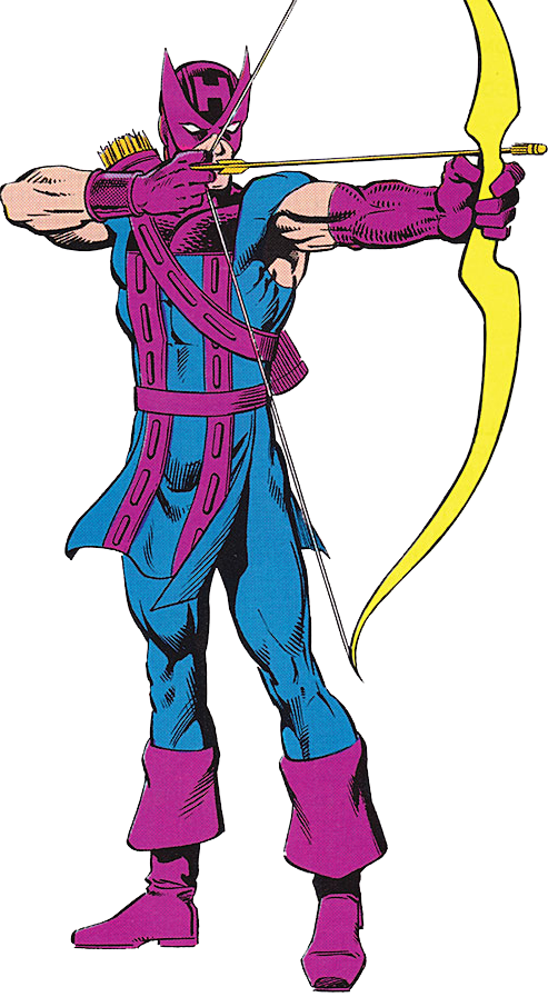 Hawkeye, Classic masked Clint Barton, Handbook-era tunic