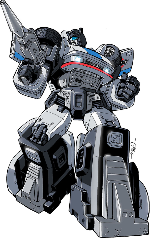 Jazz, Guido Guidi, IDW Infiltration promotional postcard, toy/animation hybrid