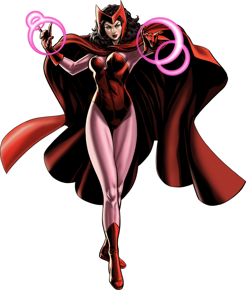 Scarlet Witch, Wanda Maximoff, classic red/pink costume