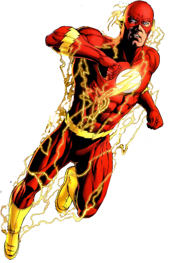 The Flash, Contemporary illustration of Barry Allen’s red-and-gold costume